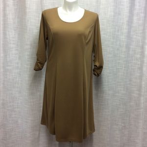 Susan Graver Dresses - Susan Graver Tan Dress Susan Graver Dresses - Susan Graver Tan Dress